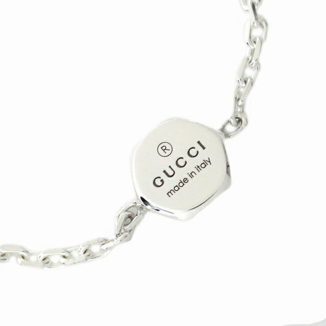 グッチ GUCCI TRADEMARK BRACELET ブレスレット 779169-J8400-8106-17 レディース シルバー
