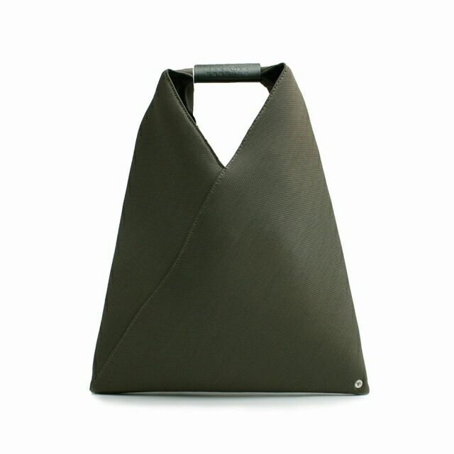 エムエムシックス MM6 JAPANESE SMALL ハンドバッグ M60607-P6414-T5187 レディース シャークグレー グリーン 軽量 小さめ 手提げ ブランド 高級 おしゃれ プレゼント 女性 実用的 かわいい