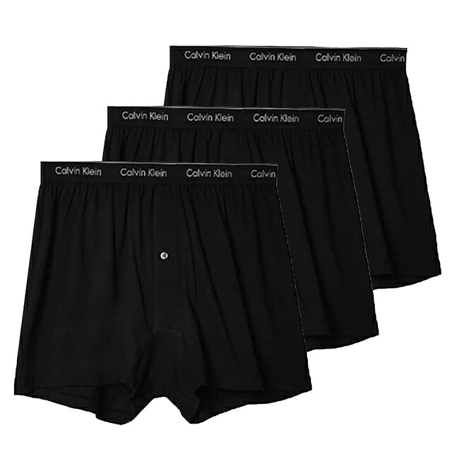 カルバンクライン CALVIN KLEIN アンダーウェア 下着 CK ニットトランクス NB4005-001-M メンズ ブラック ブランド