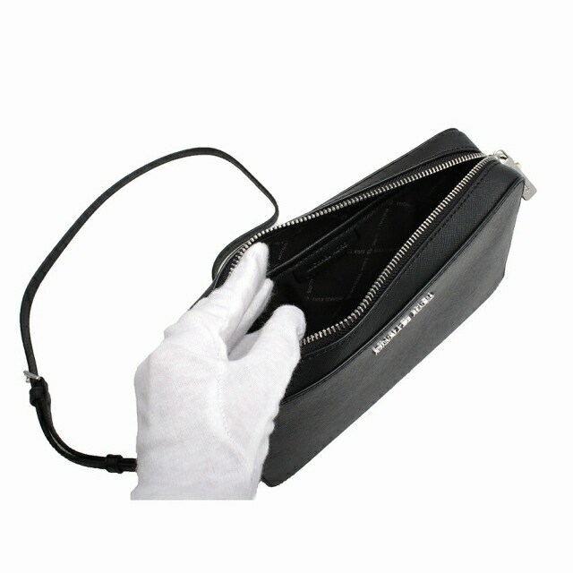マイケルコース MICHAEL KORS JET SET ITEM LG EW CROSSBODY ショルダーバッグ 35F8STTC9L-BLACK レディース ブラック 斜めがけ ブランド 高級 おしゃれ プレゼント 女性 実用的 かわいい