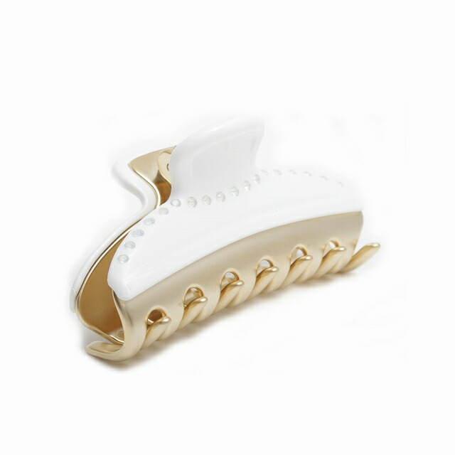 アレクサンドルドゥパリ ALEXANDRE DE PARIS ヘアクリップ ICCM-15571-03P1-BLANC-NAT ヘアアクセ レディース ホワイト クリップ