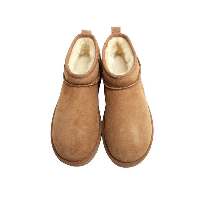 アグ UGG Classic Ultra Mini クラシックウルトラミニ ムートンブーツ 1116109-CHESTNUT-7 レディース chestnut 24.0cm 靴