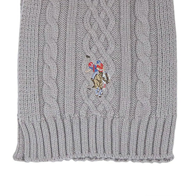 ユーエスポロ アッスン U.S.POLO ASSN マフラー 447165-LIGHTGRAY レディース メンズ ライトグレー マフラー