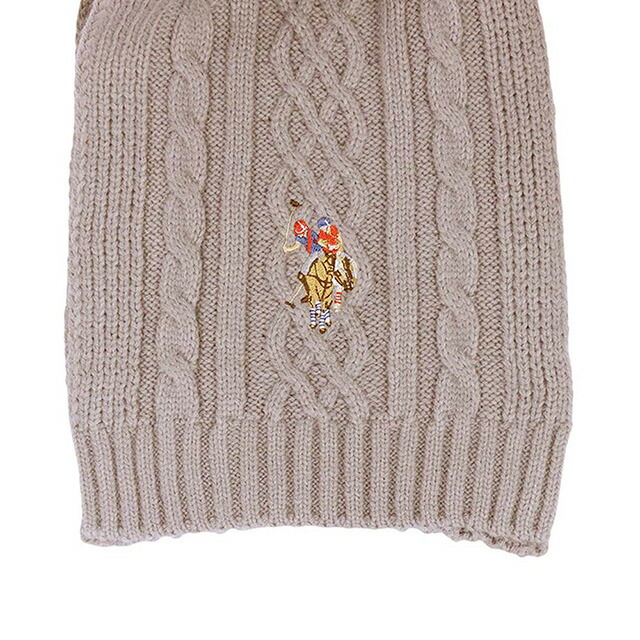 ユーエスポロ アッスン U.S.POLO ASSN マフラー 447463-BEIGE レディース メンズ ベージュ マフラー