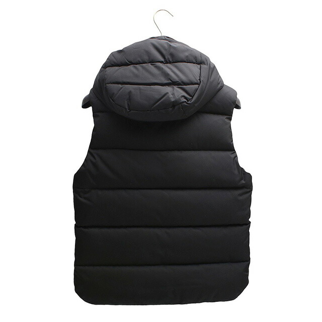 ムーレー MOORER FIRE-WK ダウンベスト MOUGI200307-FIRE-NERO-46 メンズ ブラック ダウンジャケット