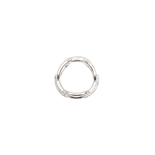 ダニエルウェリントン DANIEL WELLINGTON Crystal Link Ring 60 S リング DW00400619 レディース メンズ 19号 シルバー