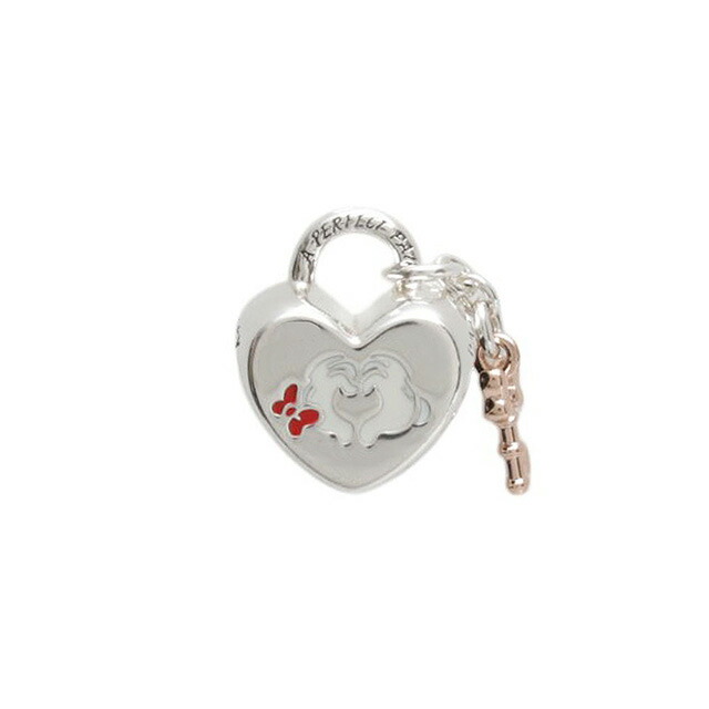 パンドラ PANDORA Disney Mickey Mouse & Minnie Mouse Padlock Charm ブレスレットチャーム 780109C01 レディース シルバー ブランド