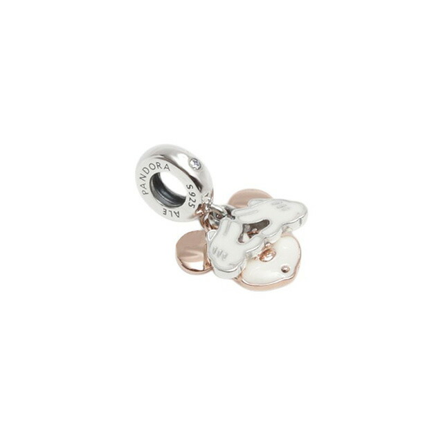 パンドラ PANDORA Disney Mickey Mouse Double Dangle Charm ブレスレットチャーム 780112C01 レディース シルバー ブランド