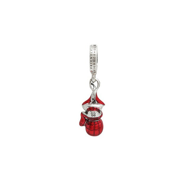 パンドラ PANDORA Marvel Hanging Spider-Man Dangle Charm ブレスレットチャーム 792323C01 レディース レッド ブランド