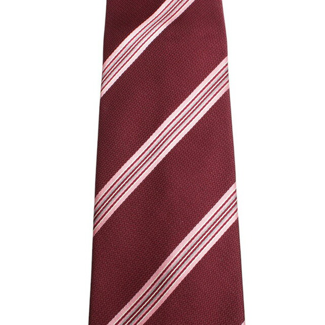 ポールスミス PAUL SMITH ネクタイ M1A-0TIEX-GLU47-28 メンズ レジメ ストライプ ボルドー ネクタイ ブランド