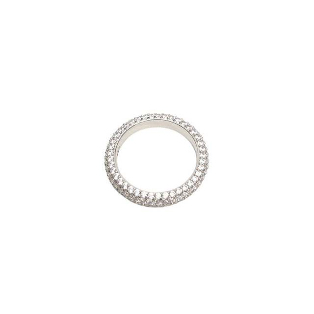 ダニエルウェリントン 指輪 レディース DANIEL WELLINGTON PAV CRYSTAL RING アクセサリー DW00400659 シルバー リング ジュエリー ブランド 高級 おしゃれ プレゼント 女性 実用的 かわいい