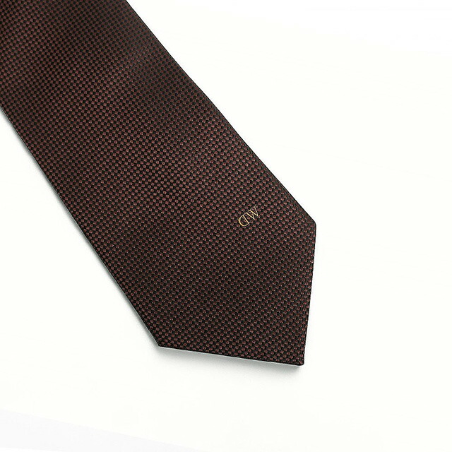 ダニエルウェリントン DANIEL WELLINGTON ネクタイ DW02500001-264337-BROWN メンズ ブラウン ネクタイ ブランド