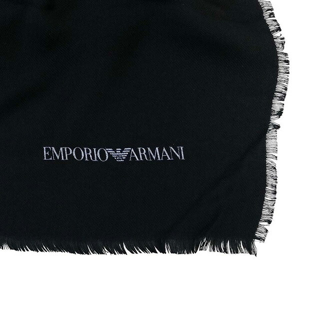 エンポリオアルマーニ EMPORIO ARMANI マフラー 625298-2R351-00020 メンズ ブラック マフラー ブランド