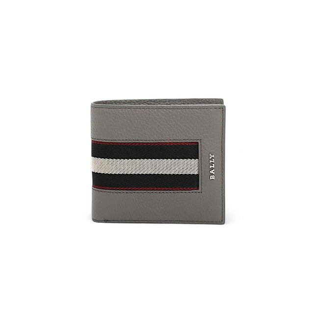 バリー BALLY 二つ折り財布 ウォレット 6306286 メンズ グレー ブランド ウォレット 高級 おしゃれ プレゼント 実用的