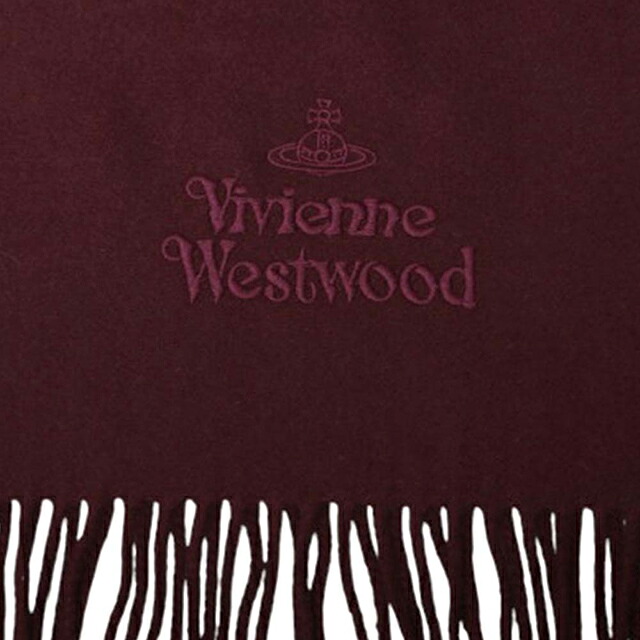 ヴィヴィアンウエストウッド VIVIENNE WESTWOOD マフラー 25-W00Q7-I401 レディース メンズ ボルドー マフラー ブランド