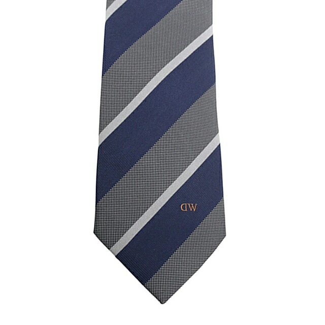 ダニエルウェリントン DANIEL WELLINGTON ネクタイ DW02500002-264345-NAVY-GRAY メンズ ネクタイ ブランド