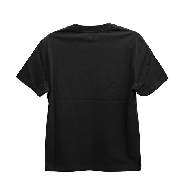 アミパリス AMI PARIS Ami de Coeur パーマネントコレクション Tシャツ BFUTS035-001-L ユニセックス ブラック Tシャツ ブランド