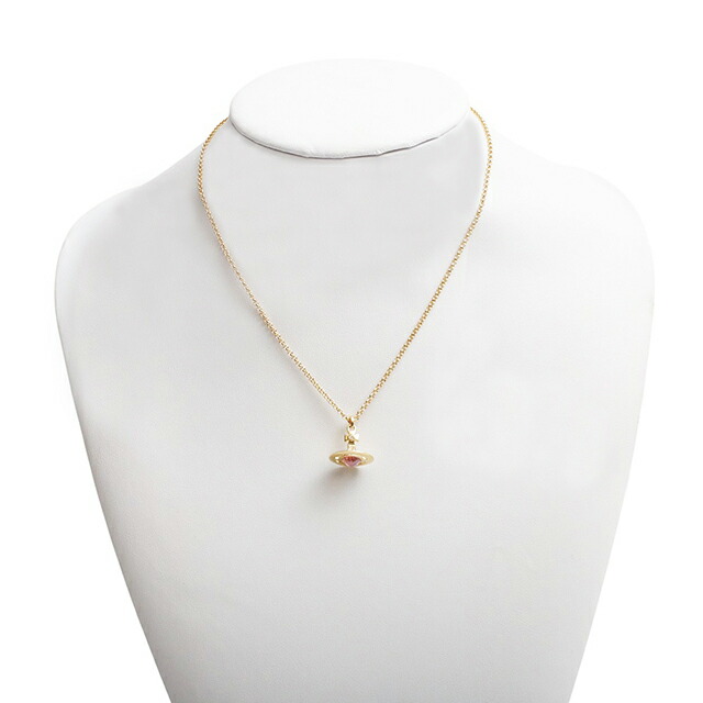 ヴィヴィアンウエストウッド VIVIENNE WESTWOOD NEW PETITE ORB ネックレス 63020098-02R995 レディース ゴールド クリスタル ブランド