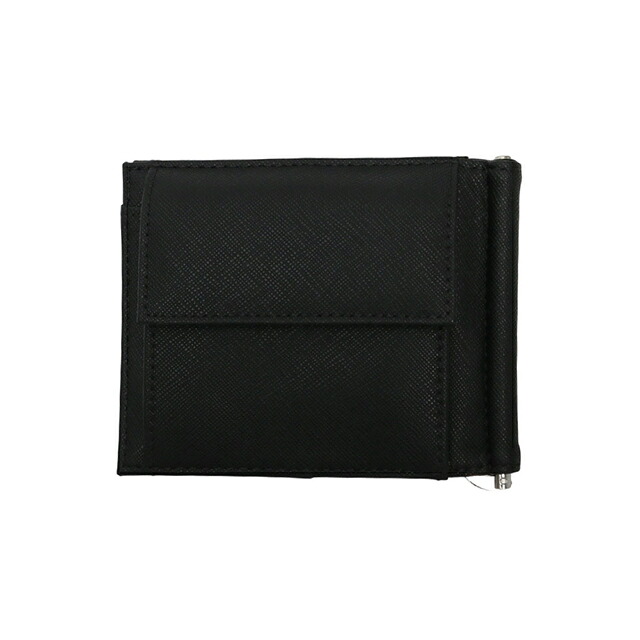 エンポリオ アルマーニ EMPORIO ARMANI マネークリップ式二つ折り財布 二折財布 y4r502-y138e-81072 メンズ BLACK ブランド 高級 おしゃれ プレゼント 実用的