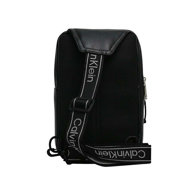 カルバンクライン CALVIN KLEIN BOLD LOGO WEBBING SLING ショルダーバッグ lv04d3449g-ub1 メンズ BLACK ブランド 斜めがけ ブランド 高級 おしゃれ プレゼント 男性 実用的 かっこいい