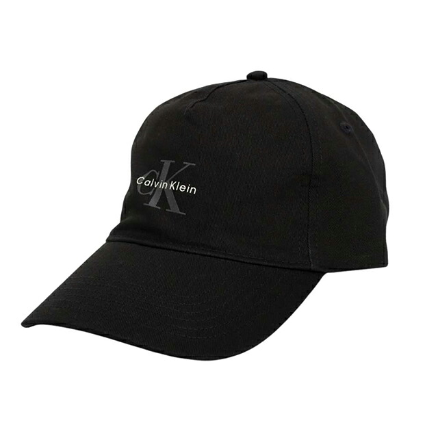 カルバンクライン CALVIN KLEIN MONOLOGO PRINTED BASEBALL CAP ベースボールキャップ lv04g5032g-ub1 メンズ BLACK 帽子 ブランド