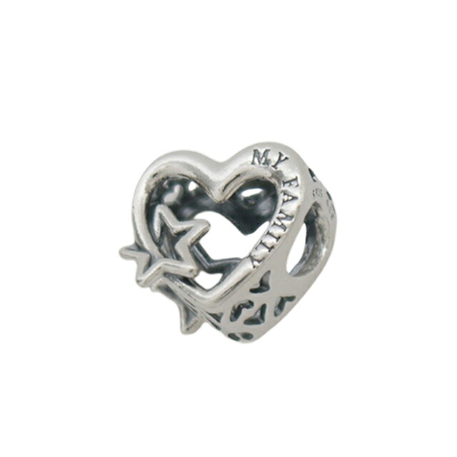 パンドラ PANDORA Openwork Family Heart & Star Charm ブレスレットチャームレディース 792829c00 シルバー ブランド 腕輪 ジュエリー ブランド 高級 おしゃれ プレゼント 女性 実用的 かわいい