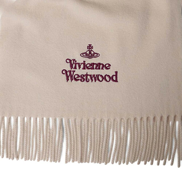 ヴィヴィアンウエストウッド VIVIENNE WESTWOOD マフラー 26-W00Q7-C406-BEIGE レディース メンズ ベージュ マフラー ブランド