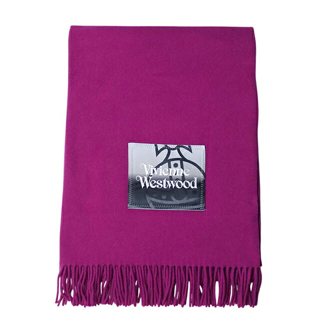 ヴィヴィアンウエストウッド VIVIENNE WESTWOOD NURIA STOLE マフラー 8103013J-W010X-G410-FUCHSIA ユニセックスフーシャ マフラー ブランド