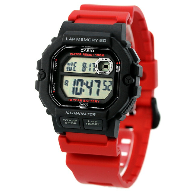 CASIO アウトドア カシオ クオーツ WS-1400H-4AV チープカシオ チプカシ 海外モデル メンズ 腕時計 カシオ CASIO アウトドア レッド 赤 ブランド おしゃれ 防水 小さい 軽い かっこいい プレゼント 男性 実用的
