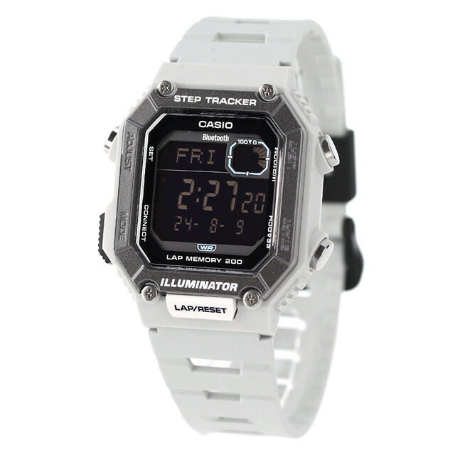 カシオ CASIO アウトドア WS-B1000-8BV スタンダード チプカシ Bluetooth 海外モデル メンズ 腕時計 カシオ CASIO アウトドア デジタル ブラック ライトグレー 黒 ブランド おしゃれ 防水 小さい 軽い かっこいい プレゼント 男性 実用的