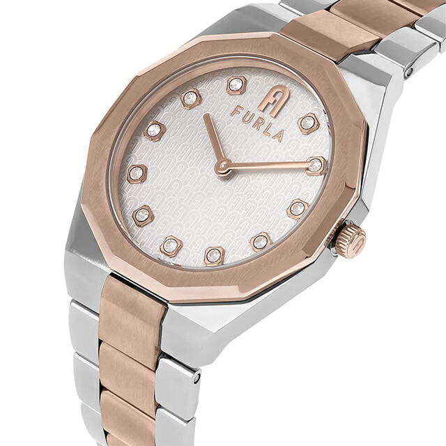 フルラ 1927 クォーツ 電池式 腕時計 ブランド レディース FURLA WW00052004L5 アナログ シルバー ピンクゴールド おしゃれ 防水 かわいい プレゼント 女性 実用的