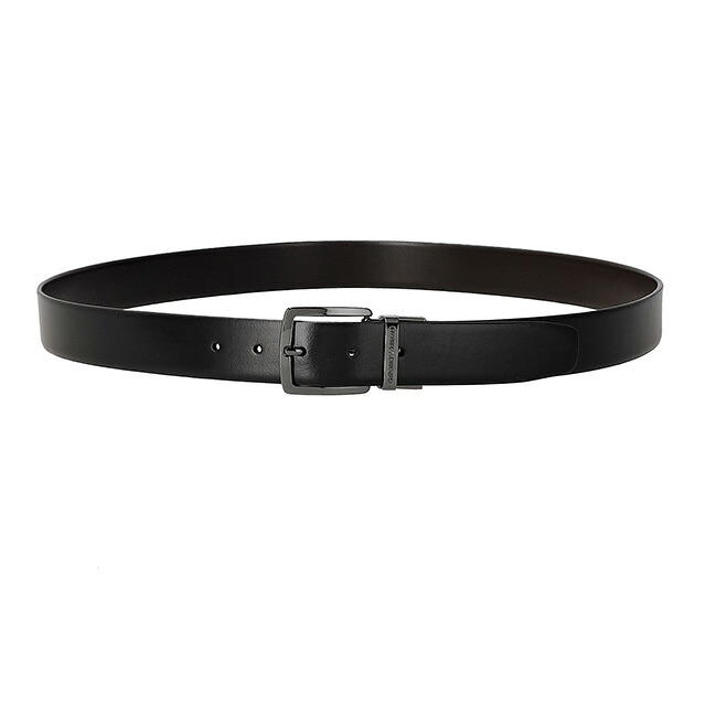 エンポリオ・アルマーニ ベルト メンズ ブランド EMPORIO ARMANI リバーシブル Y4S576-Y748I 88044 ブラック/ダークブラウン
