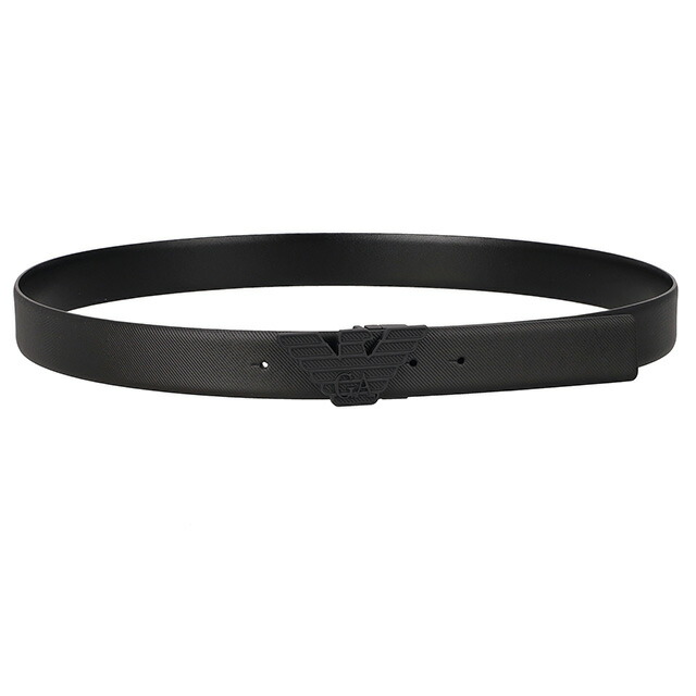 エンポリオ・アルマーニ ベルト メンズ ブランド EMPORIO ARMANI Y4S642YQ48K 81386 ブラック