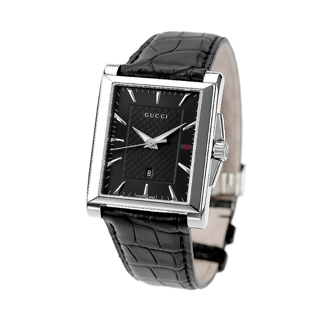 グッチ 時計 メンズ GUCCI 腕時計 Gタイムレス 35mm クオーツ YA138406 ブラック 高級 ブランド おしゃれ 防水 プレゼント 男性 実用的