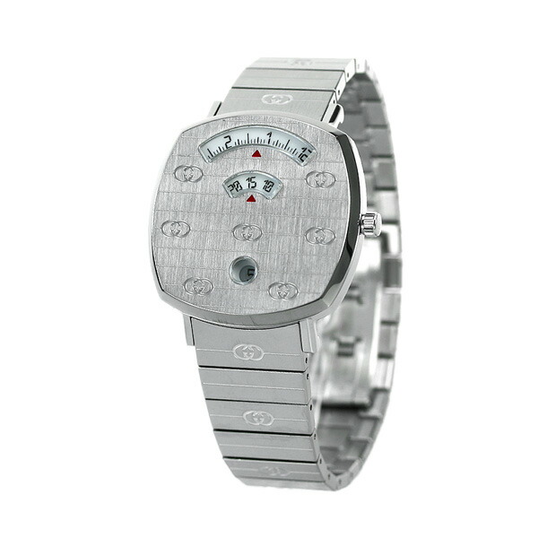 グッチ 時計 グリップ 35mm メンズ レディース 腕時計 YA157401 GUCCI シルバー 高級 ブランド おしゃれ 防水 プレゼント 実用的