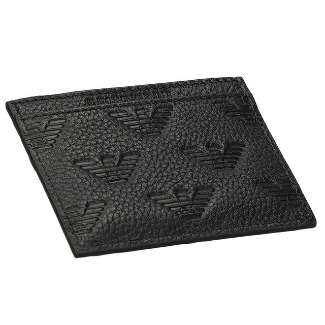 エンポリオ・アルマーニ カードケース メンズ EMPORIO ARMANI YEM320Y142V 81072 ブラック 定期入れ ブランド 高級 おしゃれ プレゼント 実用的