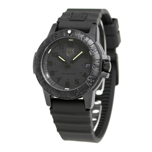 ルミノックス ブラックアウト 0300シリーズ 腕時計 LUMINOX レザーバック シータートル 0301.BO 時計 ブランド おしゃれ 防水 文字盤 大きい プレゼント 男性 実用的