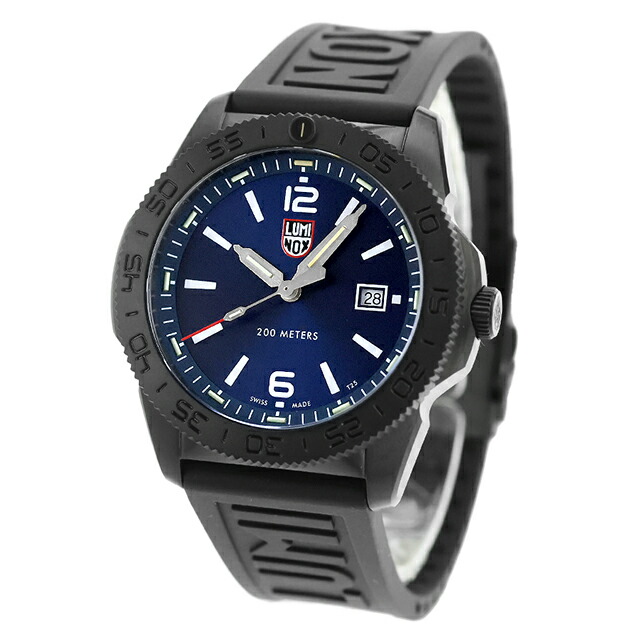 ルミノックス PACIFIC DIVER 3120 SERIES クォーツ 電池式 腕時計 ブランド メンズ LUMINOX 3123.B アナログ ネイビー ブラック 黒 スイス製 おしゃれ 防水 文字盤 大きい プレゼント 男性 実用的