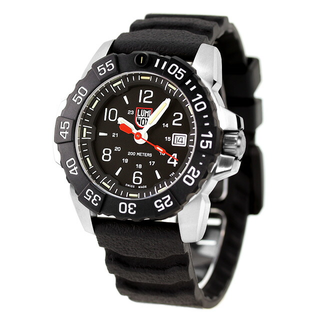 ルミノックス ネイビーシールズ RSC 3250シリーズ クォーツ 電池式 腕時計 ブランド メンズ LUMINOX 3251.CB アナログ ブラック 黒 スイス製