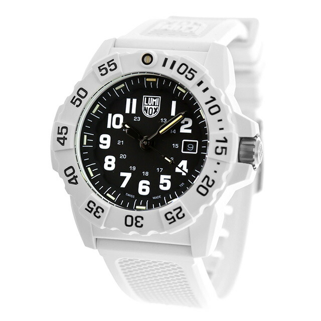 ルミノックス ネイビーシールズ 3500シリーズ クォーツ 電池式 腕時計 ブランド メンズ LUMINOX XS.3507.WB アナログ ブラック 黒 スイス製 おしゃれ 防水 文字盤 大きい プレゼント 男性 実用的