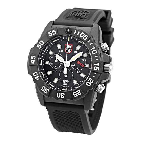 ルミノックス 3580シリーズ ネイビーシールズ クロノグラフ 45mm 3581 LUMINOX メンズ 腕時計 ブラック ホワイト 時計 ブランド おしゃれ 防水 文字盤 大きい プレゼント 男性 実用的