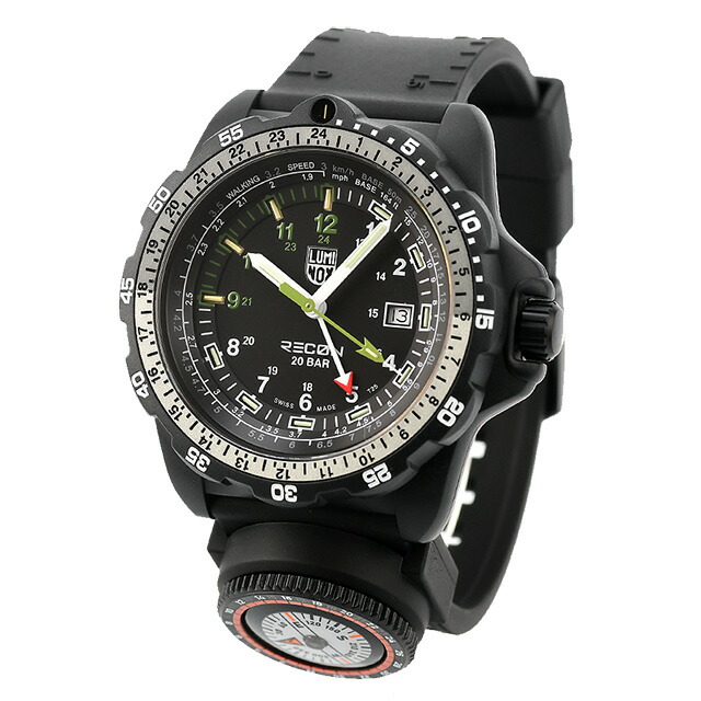 ルミノックス リーコン NAV SPEC 8830シリーズ クォーツ 電池式 腕時計 ブランド メンズ 替えベルト LUMINOX XL.8837.SET アナログ ブラック 黒 スイス製 おしゃれ 防水 文字盤 大きい プレゼント 男性 実用的