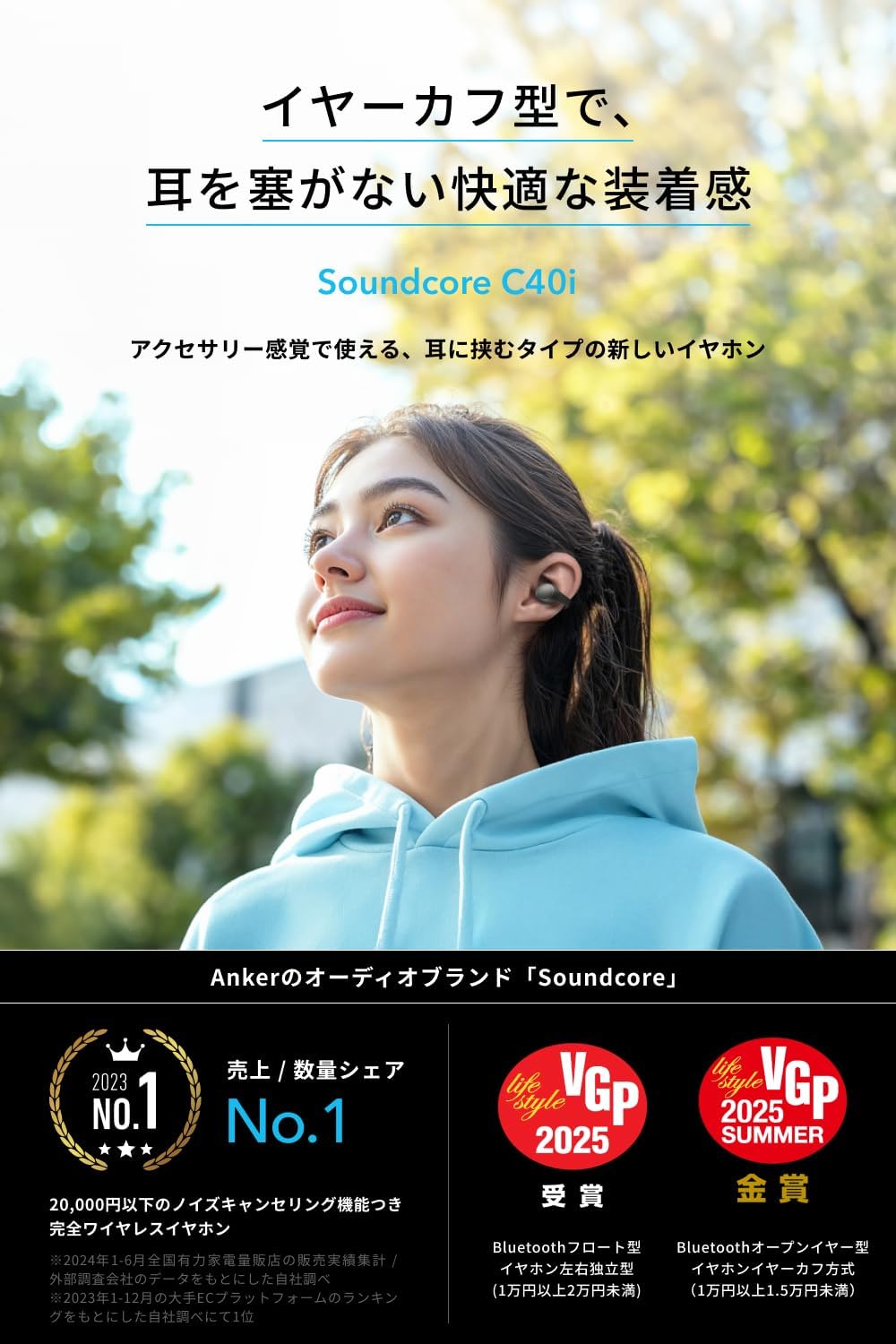 soundcore C40i ローズゴールド