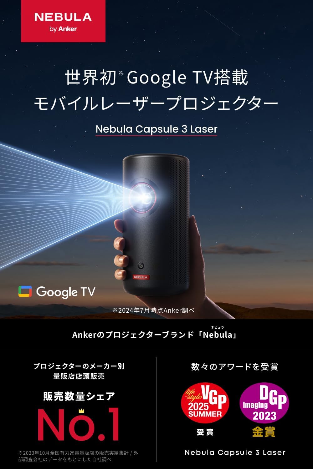 Nebula Capsule 3 Laser