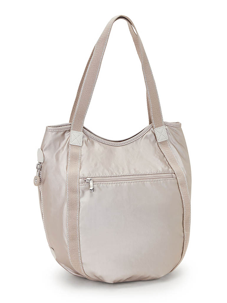 kipling バルーン メタリックグロウ トートバッグ