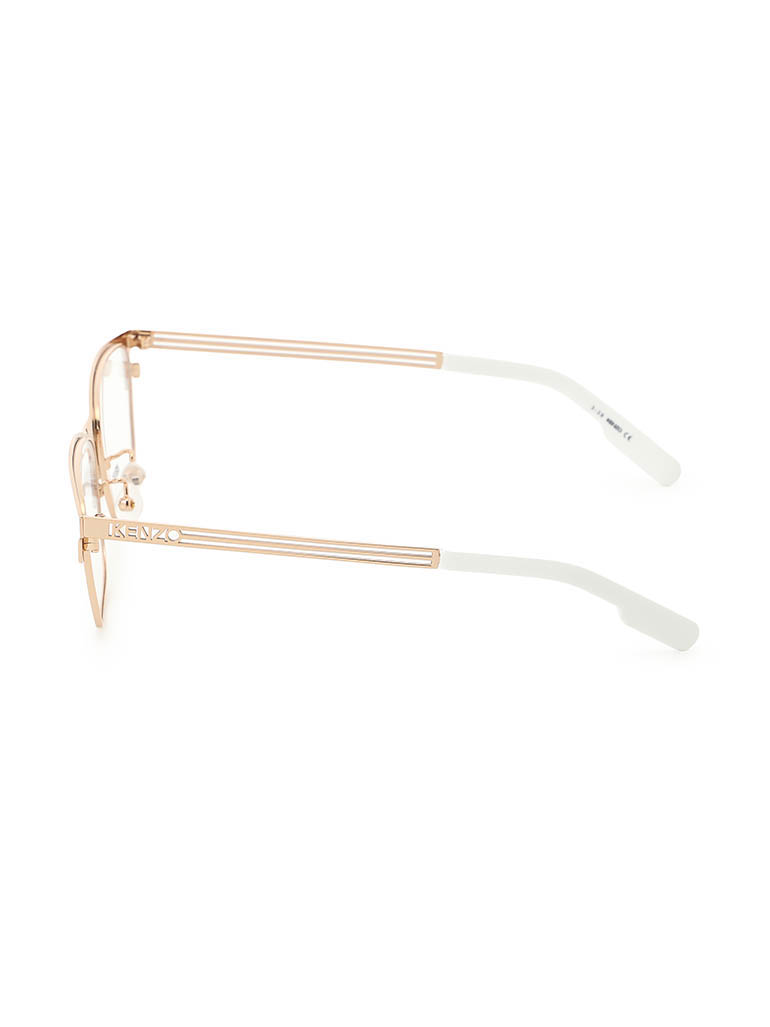 KENZO Unisexeyewear KZ50002U021 ホワイト/ゴールドレンズ幅:54mm ブリッジ幅:17mm テンプル幅:145mmメタル