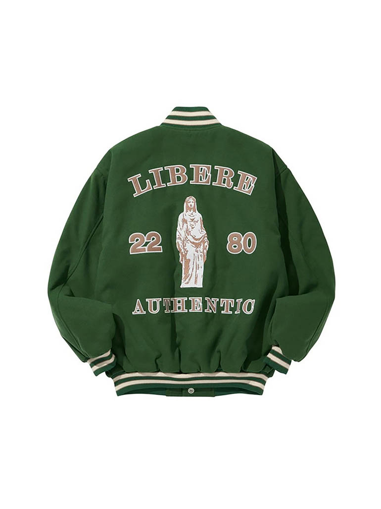 LIBERE Unisex ジャケット 225123 GREEN
