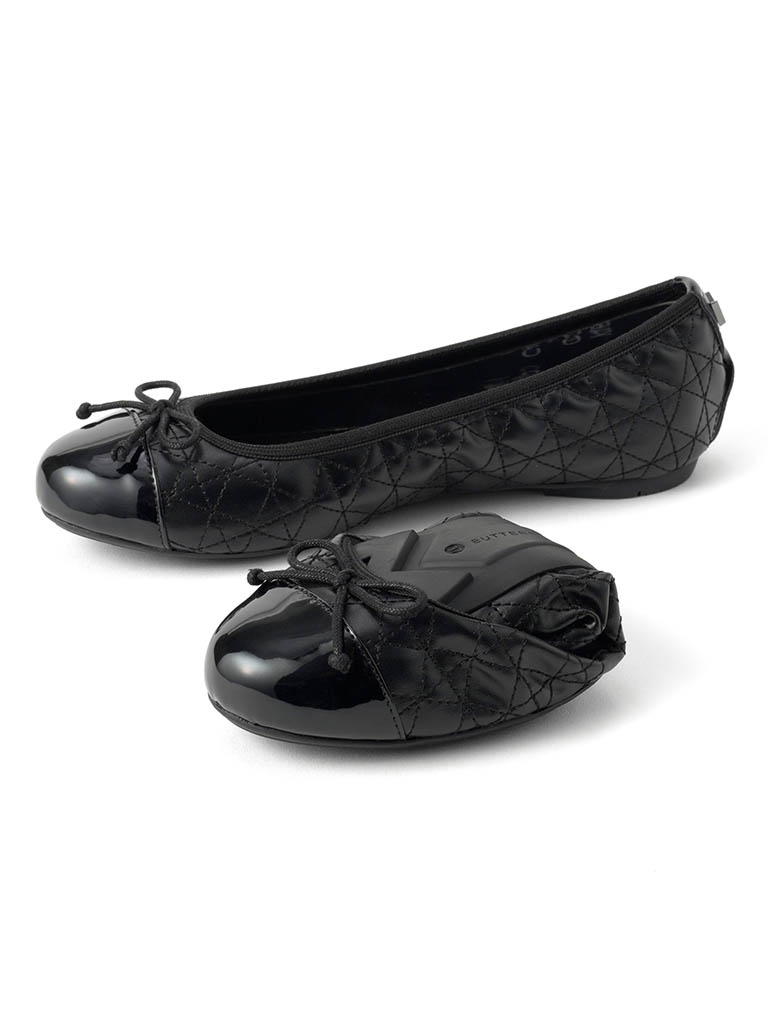 BUTTERFLY TWISTS OLIVIA-PEANUTS 折りたたみ可能フラットシューズ BLK/BLK