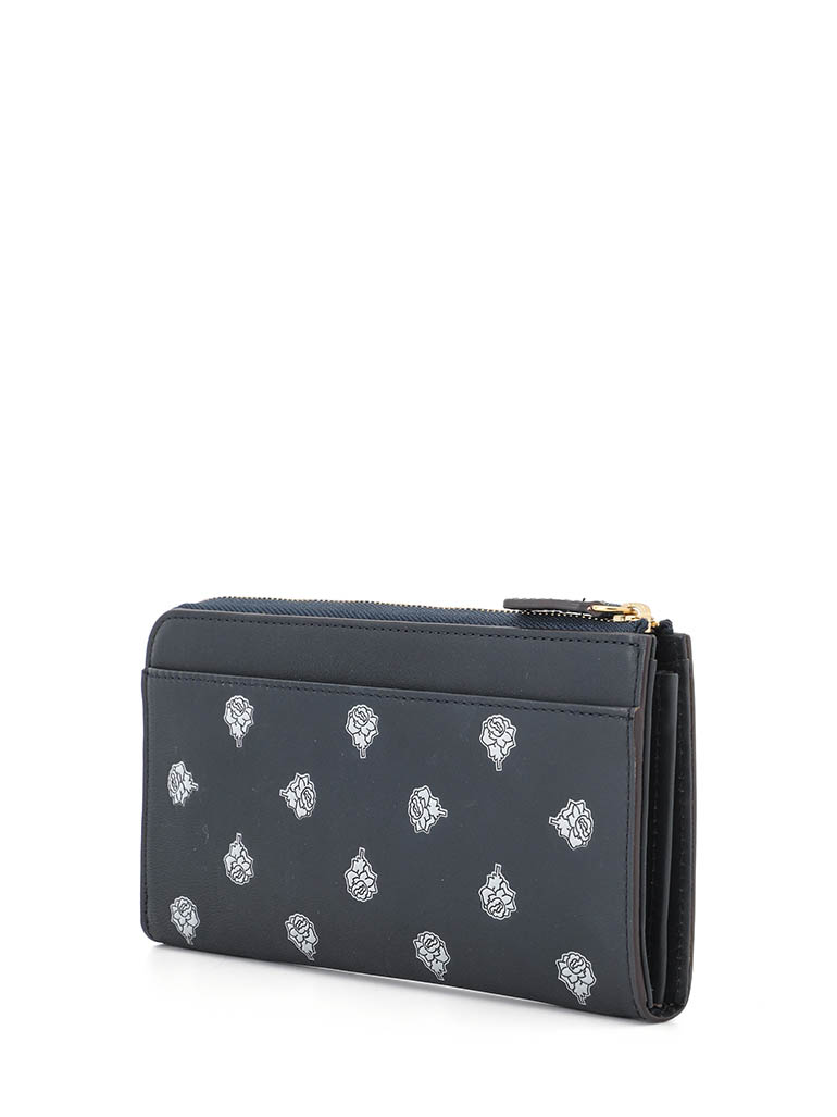 KATHARINE HAMNETT LONDON KHP604 ネイビー ロースガーデン　ＬＦ束入れ