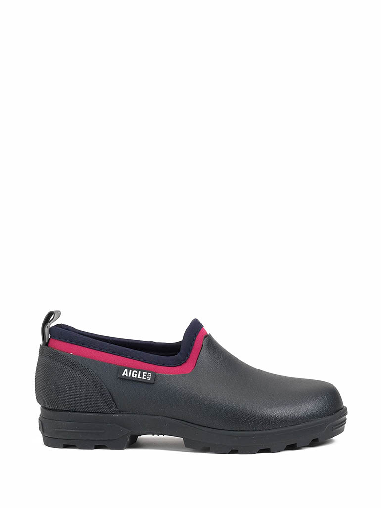 AIGLE ZZFNB53 全天候対応 防水 レスフォー2 クロッグ スリッポン ダークネイビー 36